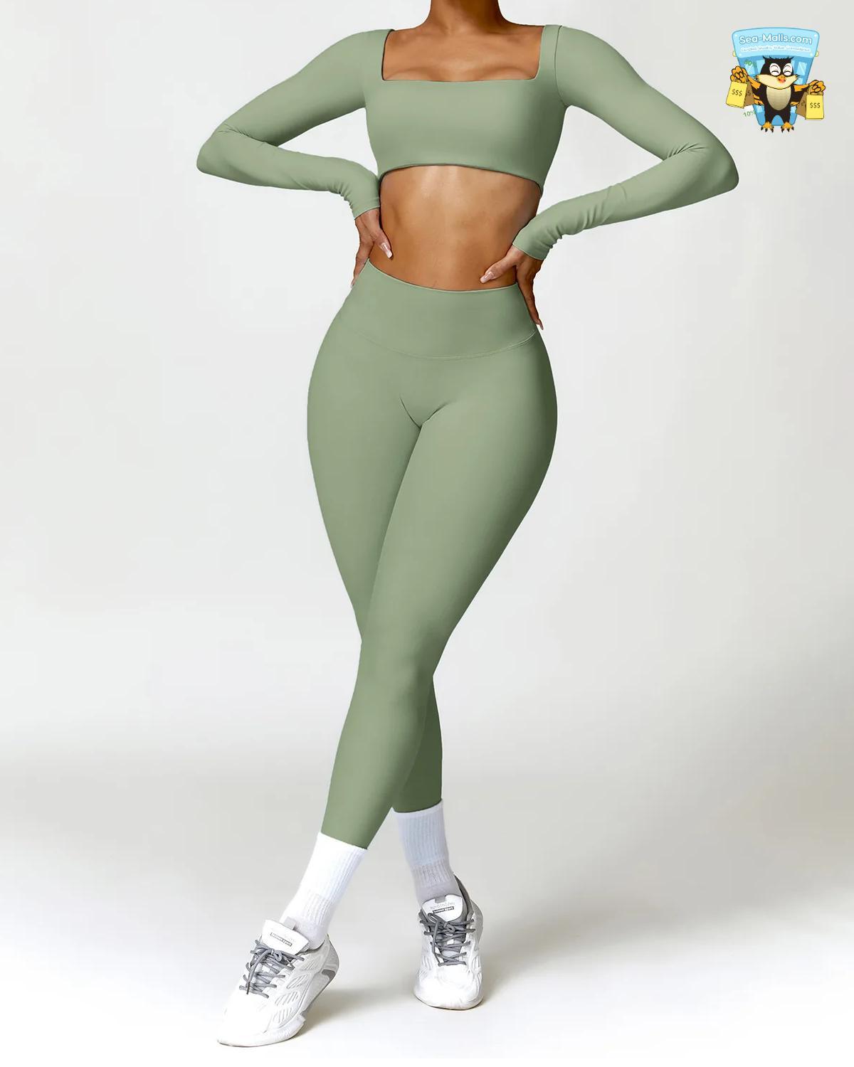 Women’s Tracksuit Yoga Set – 2PCS Sportswear