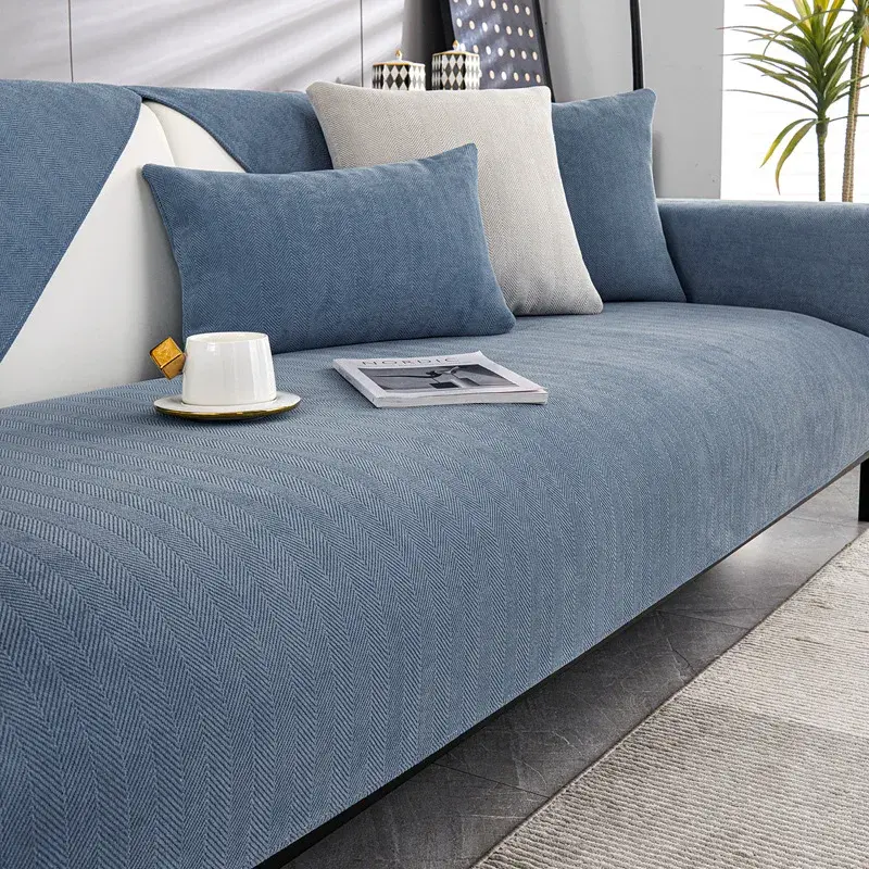 1PC Chenille Fabric Sofa Seat Cover Universal Non-Slip Couch Towel Sofa Protective Slipcover Pad for Home Decor funda sofá 쇼파커버