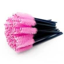 Disposable Eyelash Brushes Eyebrow Brush Mascara Wands Applicator Cosmetic Eyelash Spoolies Lash Extension Supplies