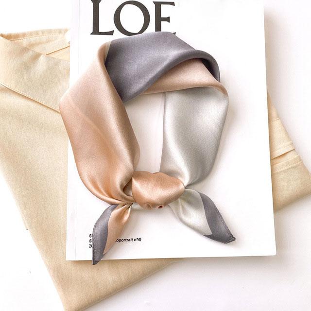 100% Silk Bandana Scarf – Luxury Square Neckerchief