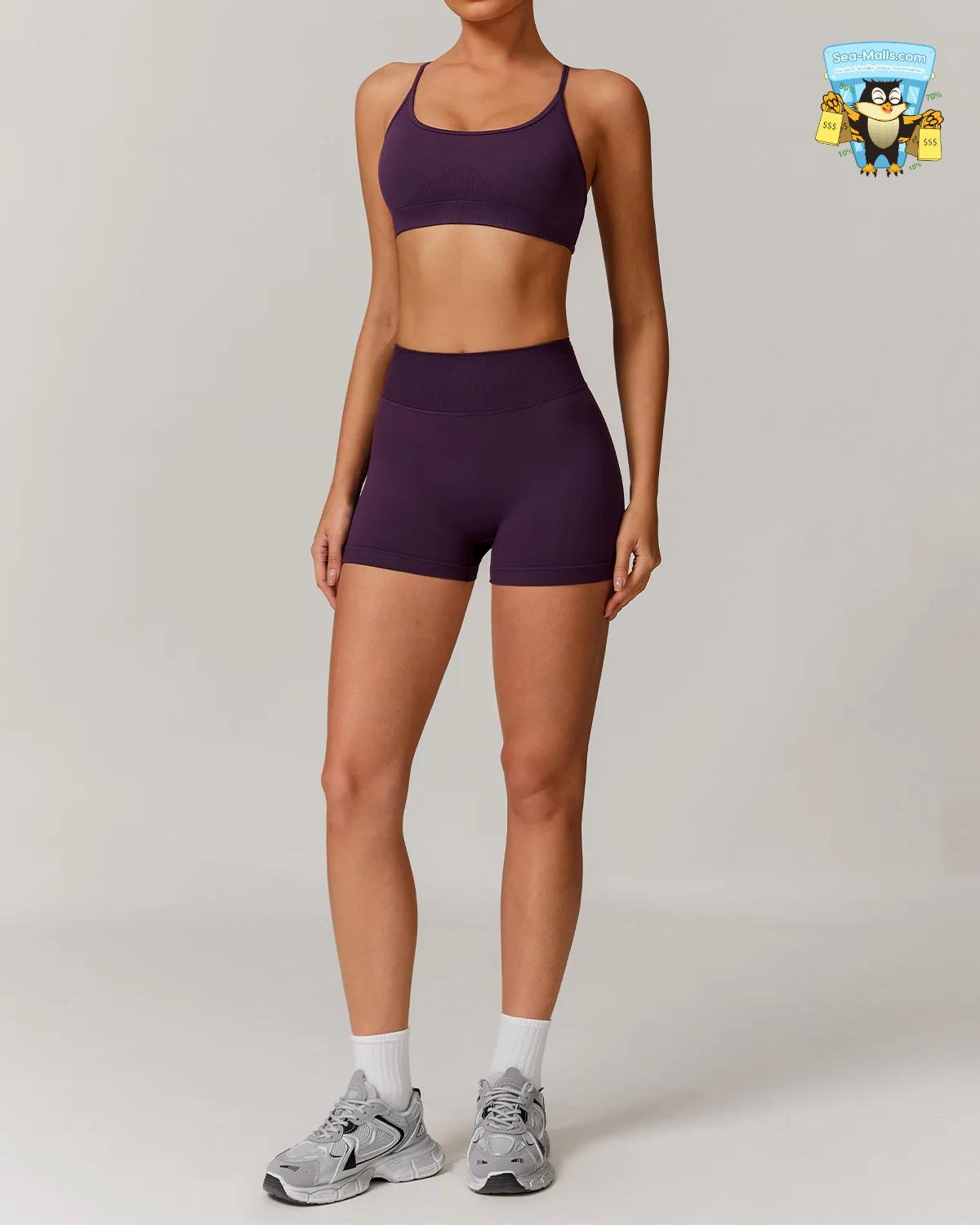 Seamless Yoga Set for Women 2/3PCS Sports Bra & Leggings Fitness Tracksuit