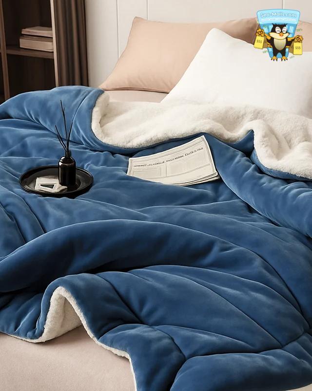 Super Soft Imitation Lambswool Blanket Comforter
