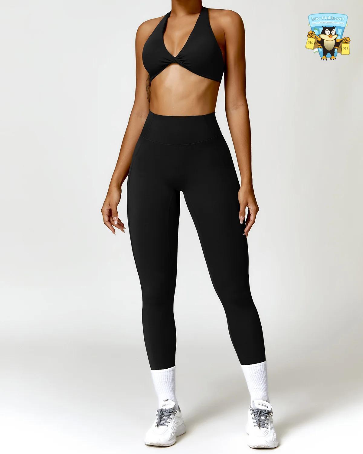 Women’s Seamless Yoga Set – 2PCS Gym Outfit