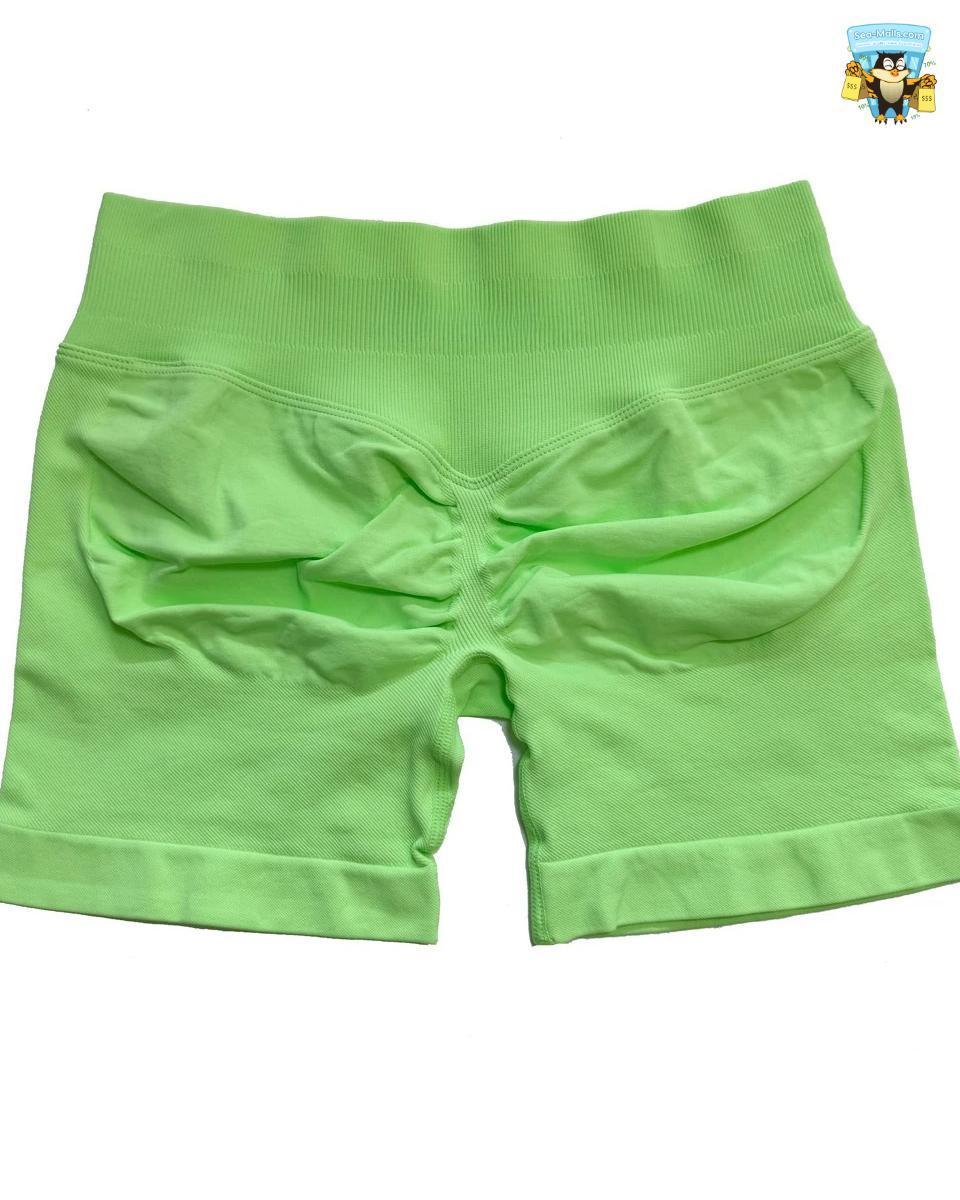 Low Waist Seamless Yoga Shorts Scrunch Bum Workout Fitness