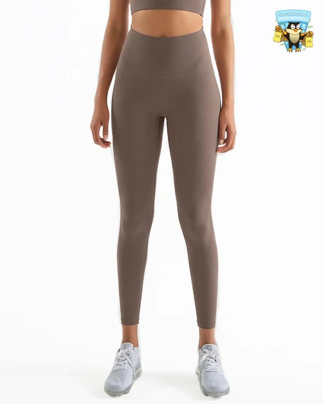 Women’s High-Waist Nylon Breathable Seamless Yoga Pants