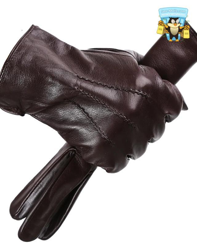 Men’s Genuine Leather Winter Gloves