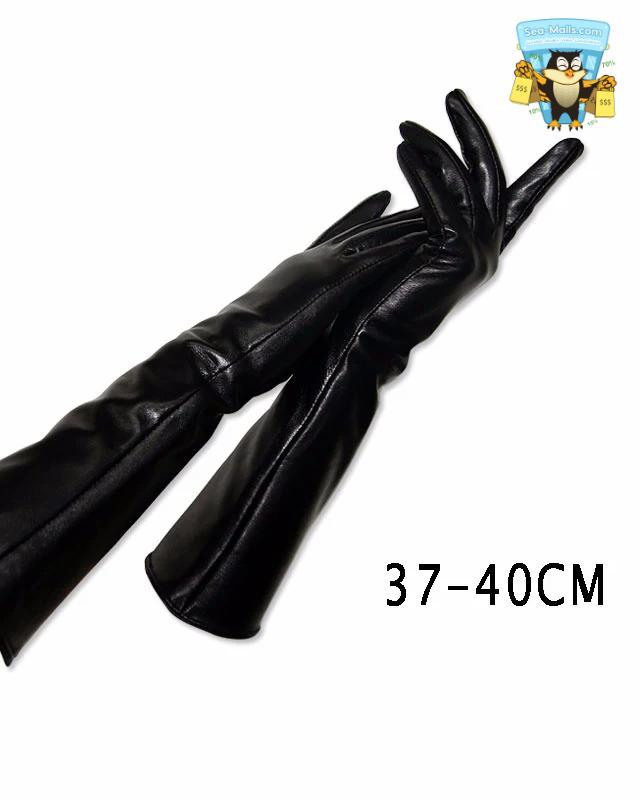 Women's Long Sheepskin Leather Gloves