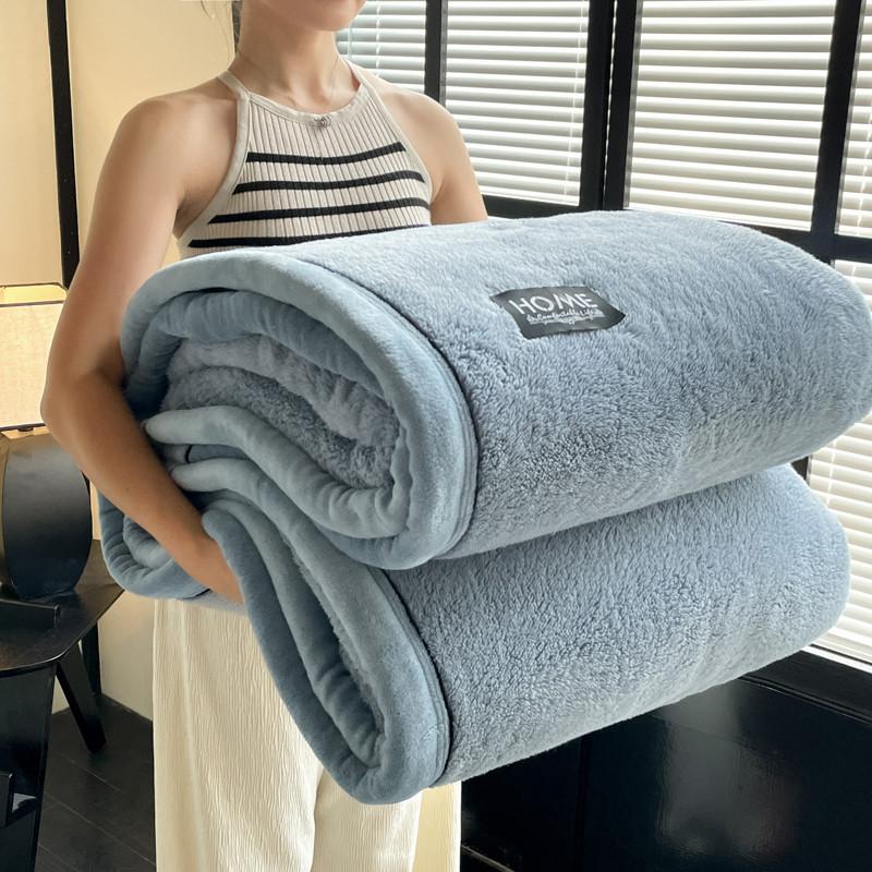 Velvet Fleece Winter Blanket Soft Warm Sofa & Bed Use