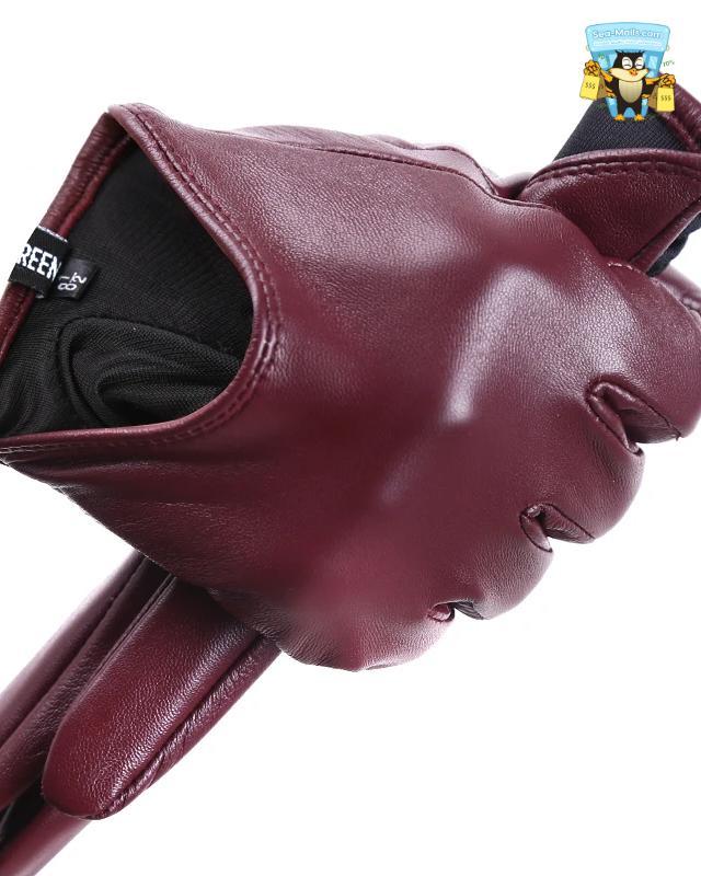 Women's Genuine Leather Winter Gloves