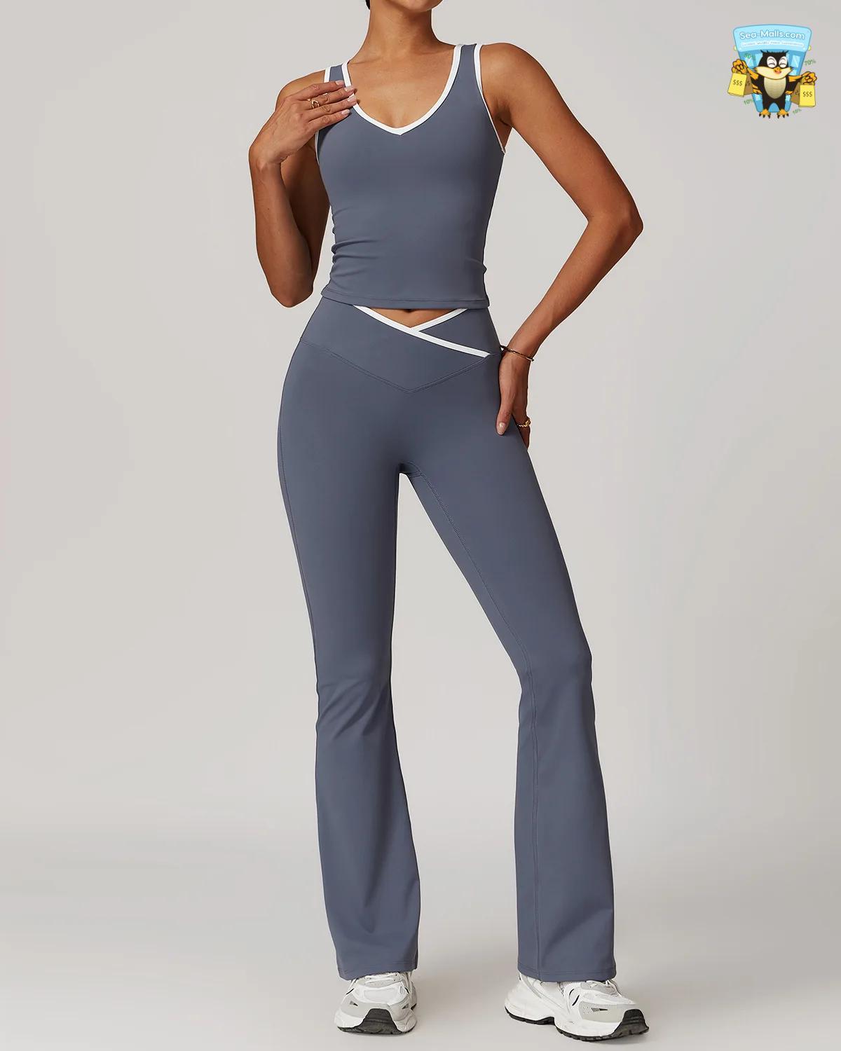 Women’s 2PCS Yoga Set Tank & Shorts / Bra & Leggings