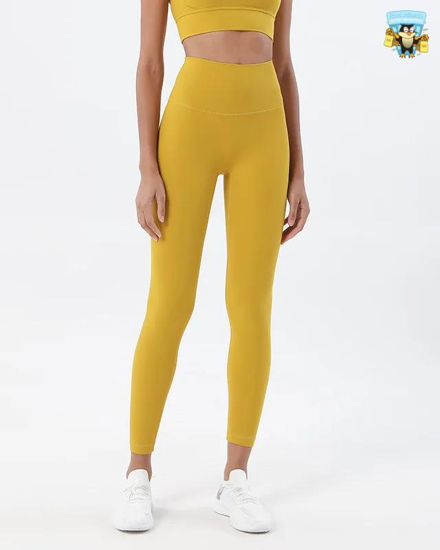 Women’s High-Waist Nylon Breathable Seamless Yoga Pants