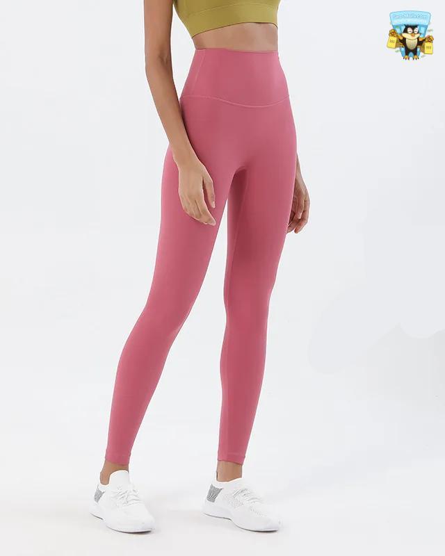 Women’s High-Waist Nylon Breathable Seamless Yoga Pants