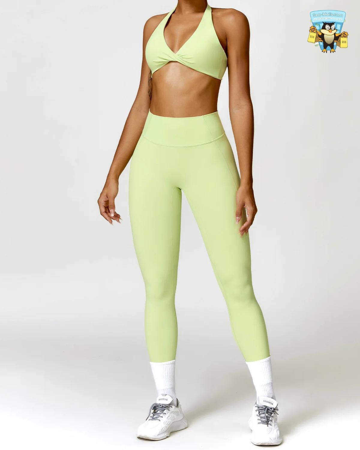 Women’s Seamless Yoga Set – 2PCS Gym Outfit