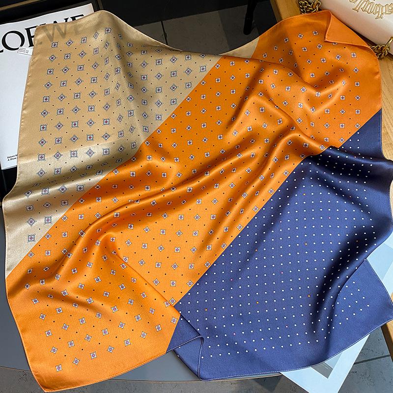 100% Mulberry Silk Square Scarf for Women