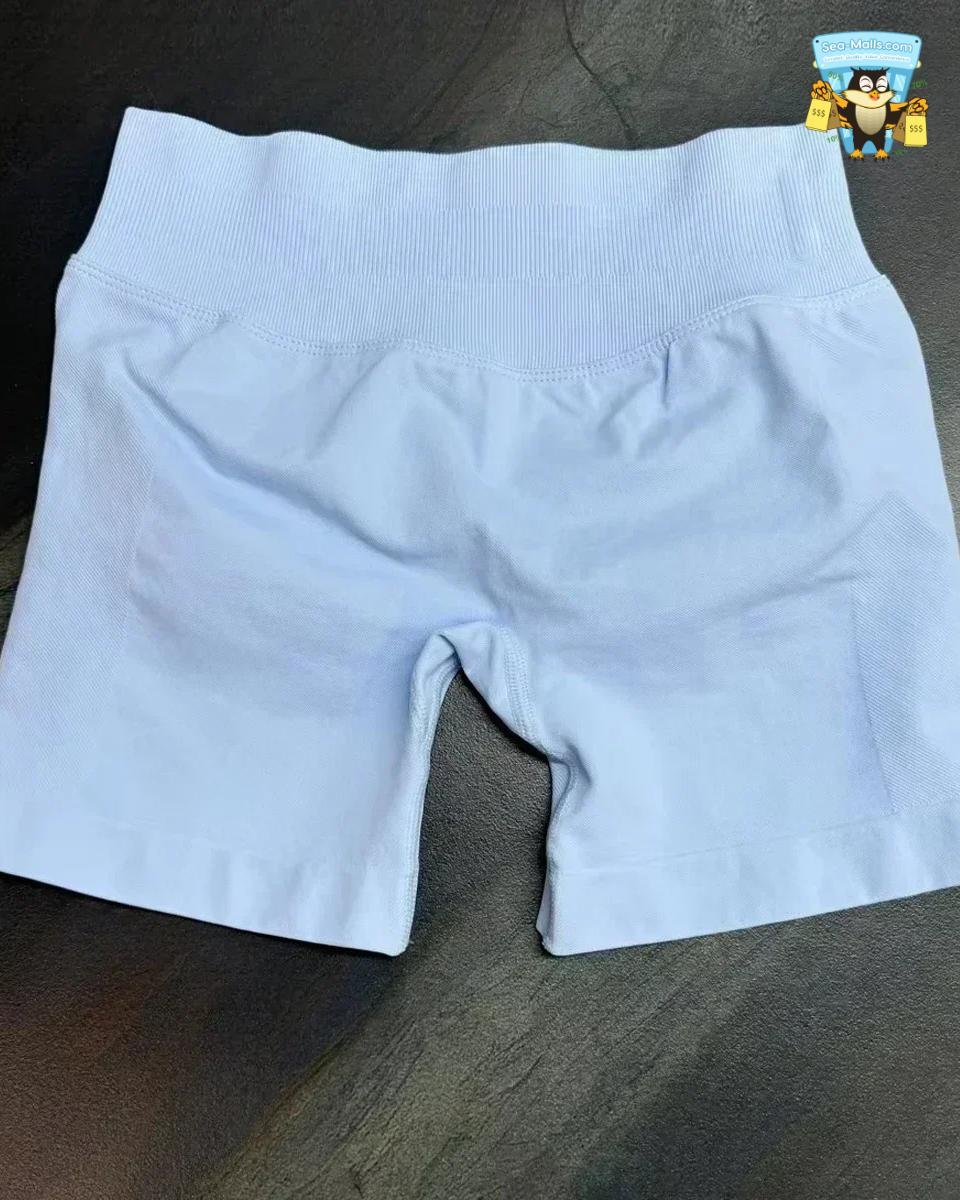 Low Waist Seamless Yoga Shorts Scrunch Bum Workout Fitness