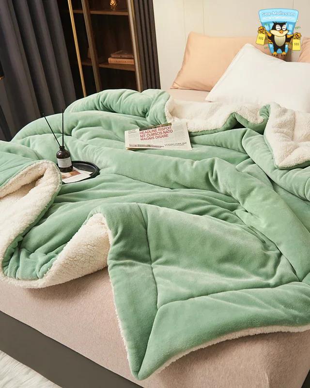 Super Soft Imitation Lambswool Blanket Comforter