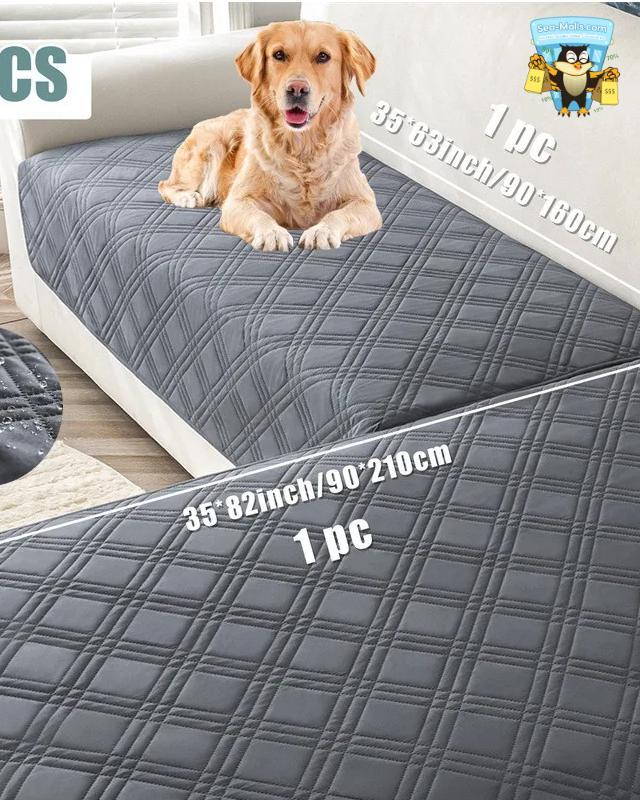 Water Repellent Plaid Sofa Seat Cover Non-Slip Couch Protector