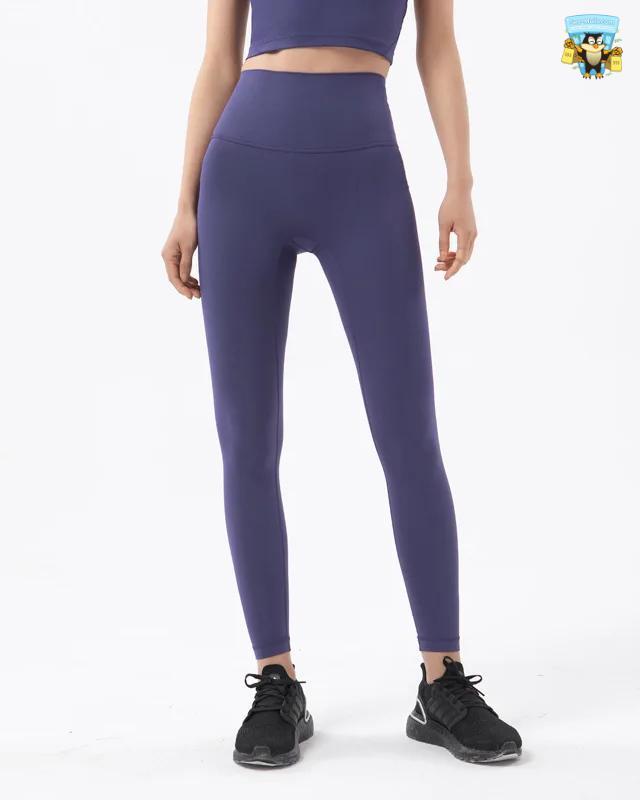Women’s High-Waist Nylon Breathable Seamless Yoga Pants