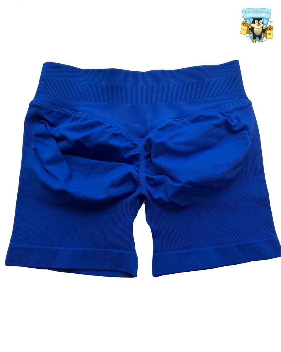 Low Waist Seamless Yoga Shorts Scrunch Bum Workout Fitness
