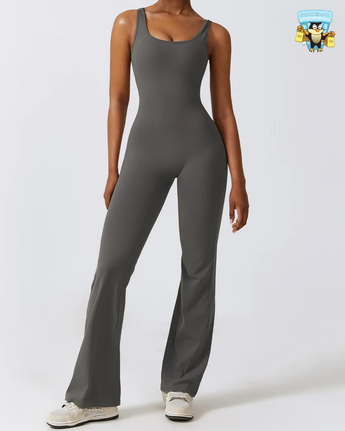 Women’s Sports Jumpsuit Push-Up Yoga & Training Bodysuit