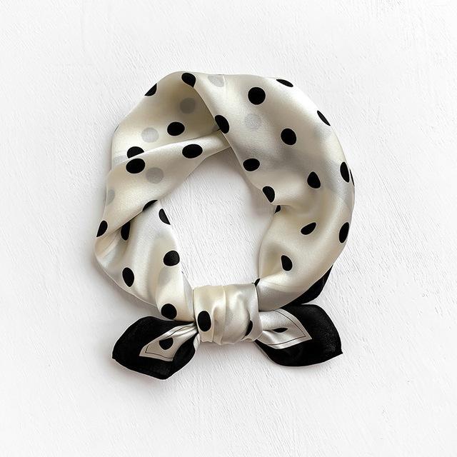 100% Silk Bandana Scarf – Luxury Square Neckerchief