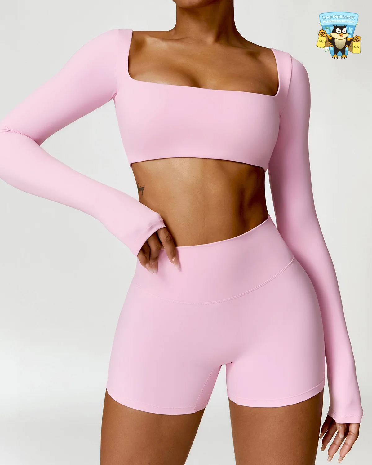 Women’s Tracksuit Yoga Set – 2PCS Sportswear