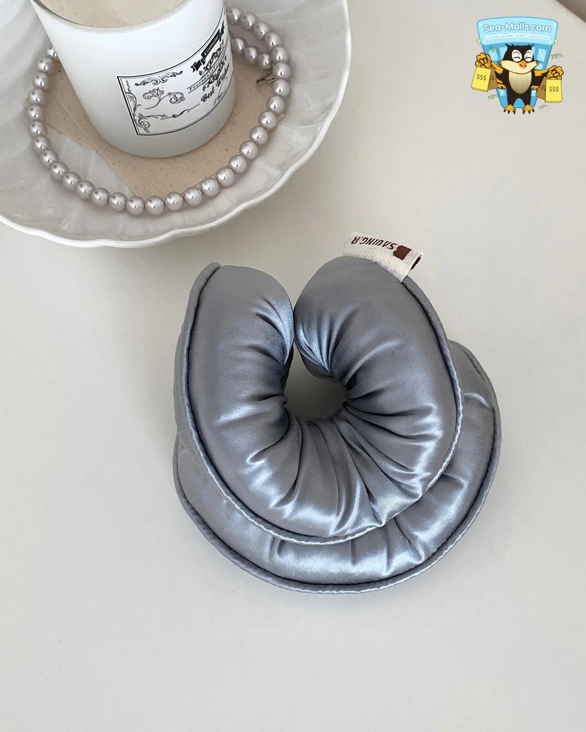 Sponge Sleep Satin Hair Scrunchie Soft Elastic Ponytail Holder