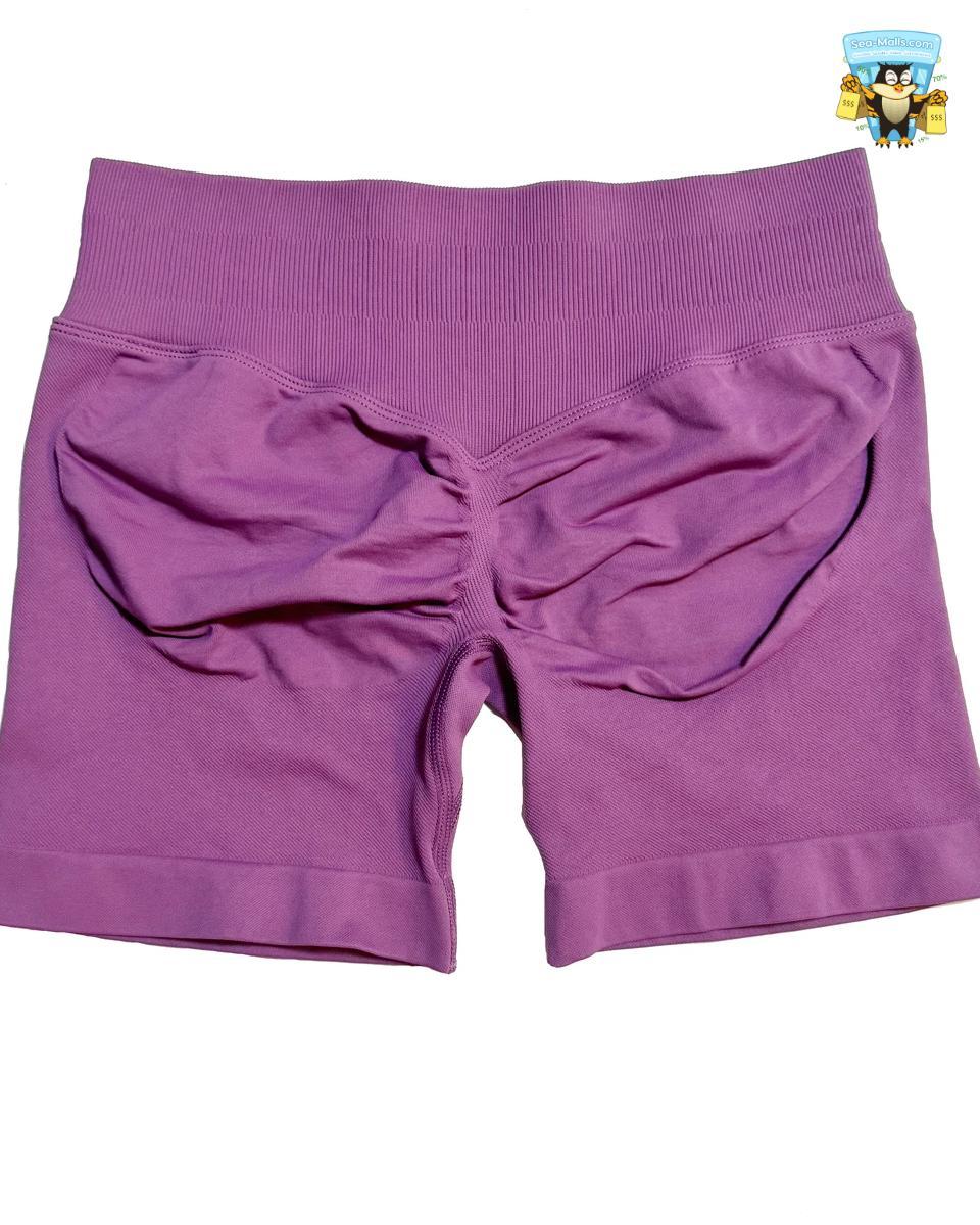 Low Waist Seamless Yoga Shorts Scrunch Bum Workout Fitness