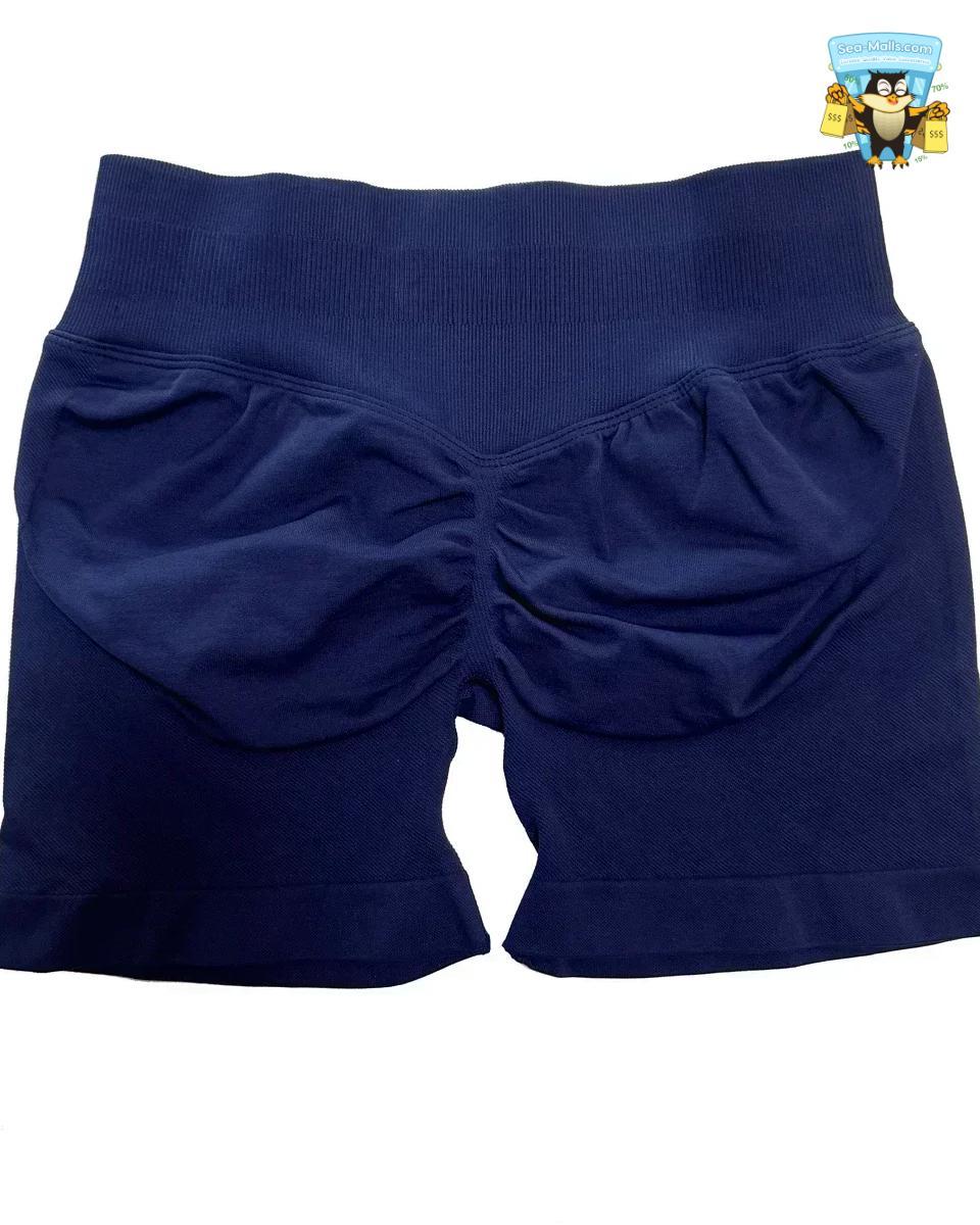 Low Waist Seamless Yoga Shorts Scrunch Bum Workout Fitness