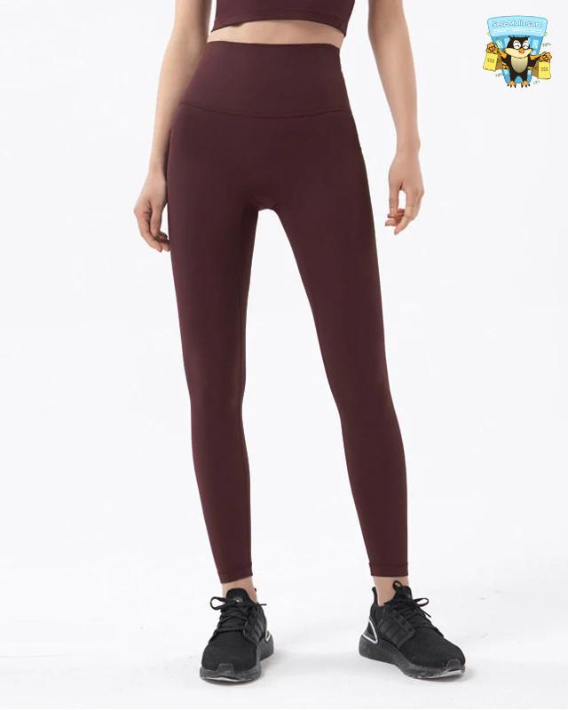 Women’s High-Waist Nylon Breathable Seamless Yoga Pants
