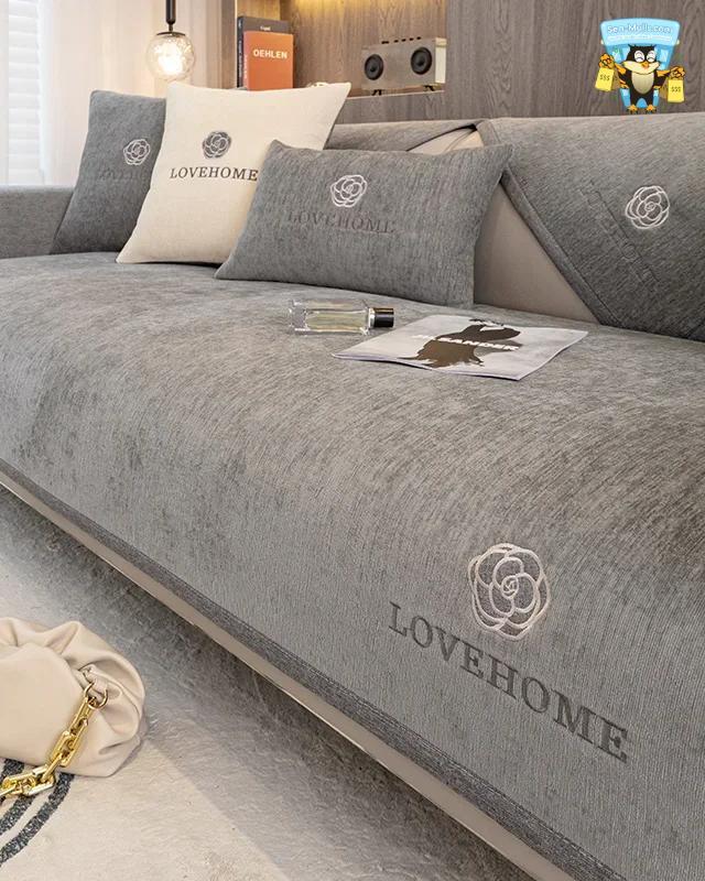 Chenille Universal Non-Slip Sofa Cover Cushion Protector