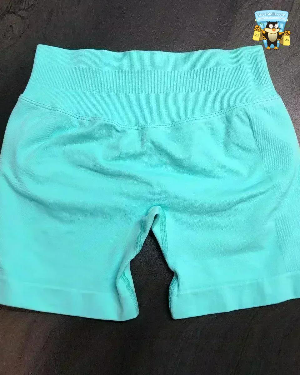 Low Waist Seamless Yoga Shorts Scrunch Bum Workout Fitness