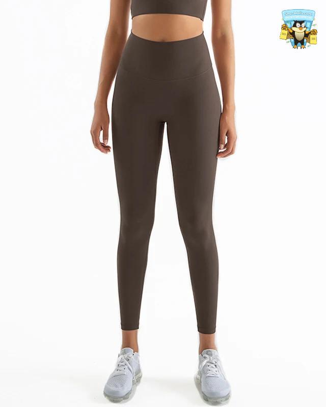 Women’s High-Waist Nylon Breathable Seamless Yoga Pants