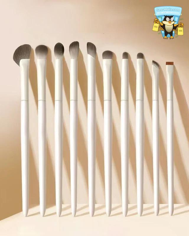 5/8/10Pcs Ultra Soft Eye Makeup Brush Set for Eyeshadow & Liner