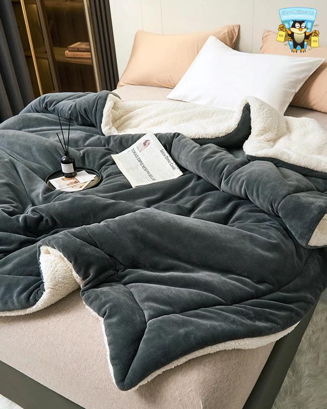 Super Soft Imitation Lambswool Blanket Comforter