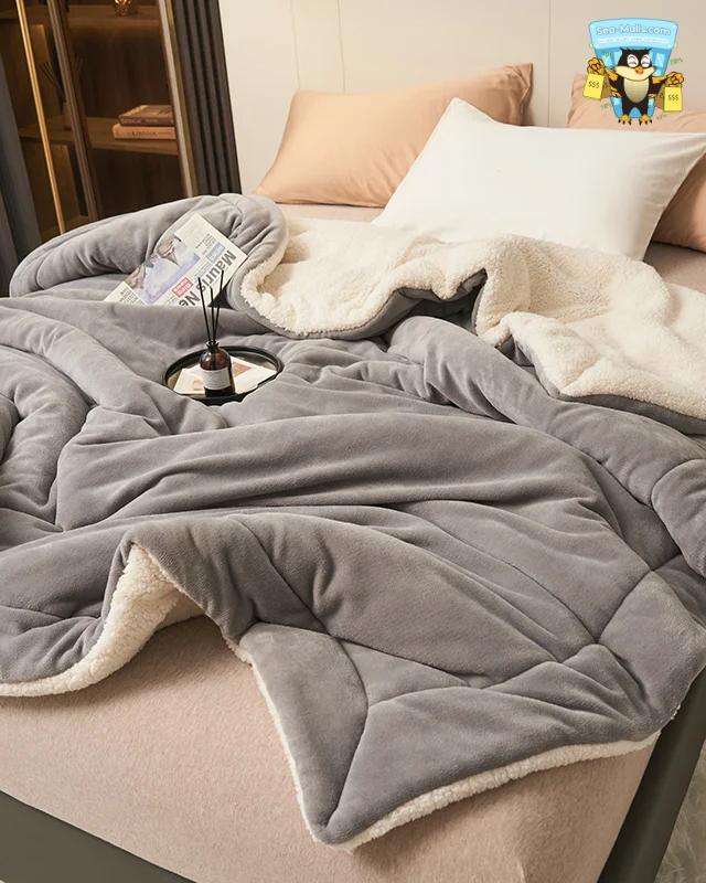 Super Soft Imitation Lambswool Blanket Comforter