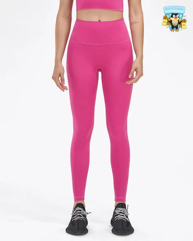 Women’s High-Waist Nylon Breathable Seamless Yoga Pants