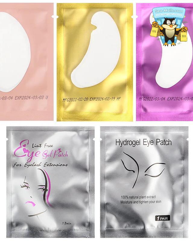 Hydrogel Under Eye Pads for Eyelash Extension Makeup (50 Pairs)