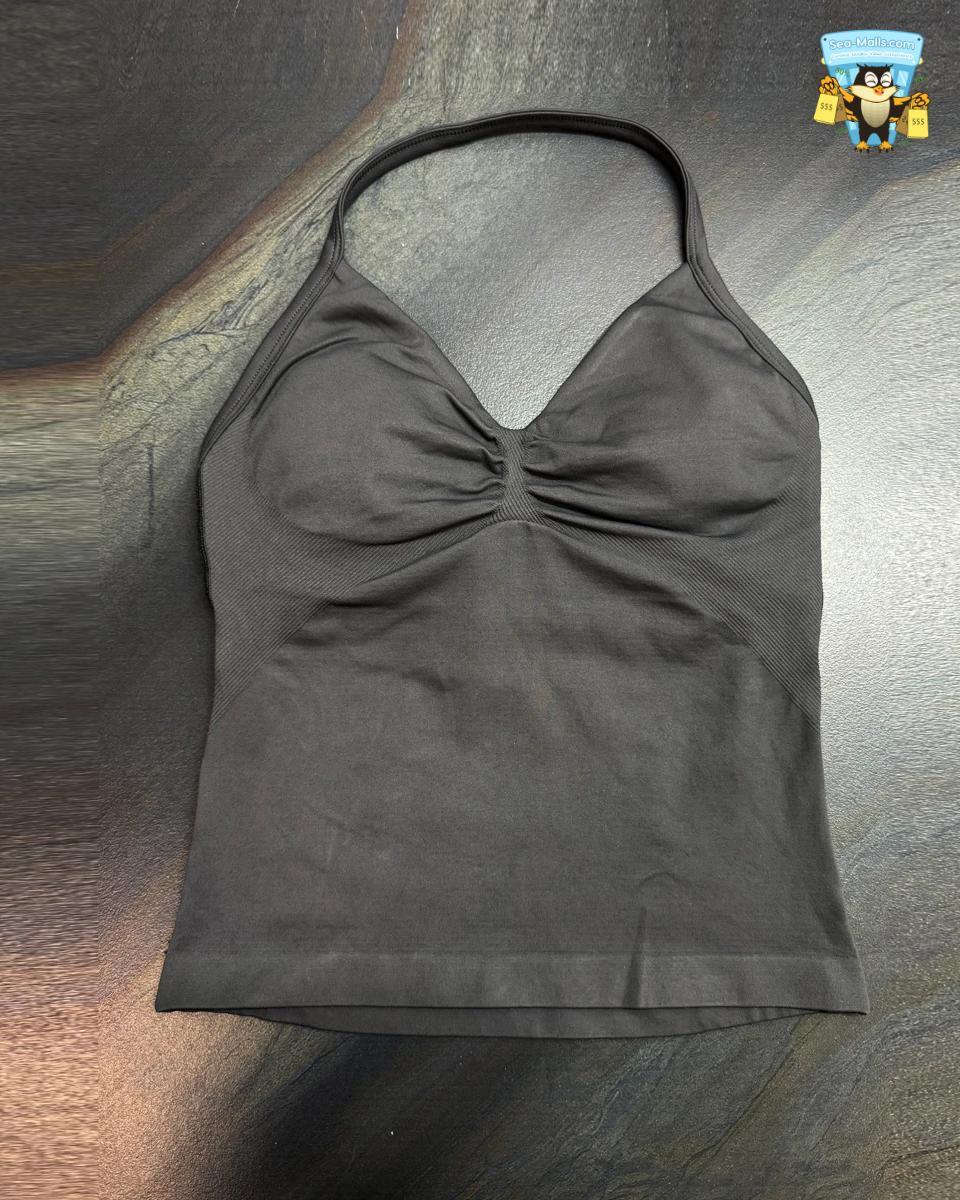 Longline Strappy Halterneck Yoga Top