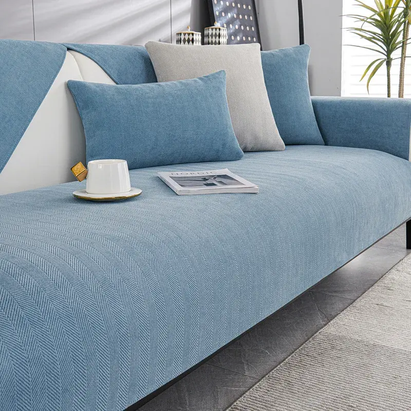 1PC Chenille Fabric Sofa Seat Cover Universal Non-Slip Couch Towel Sofa Protective Slipcover Pad for Home Decor funda sofá 쇼파커버