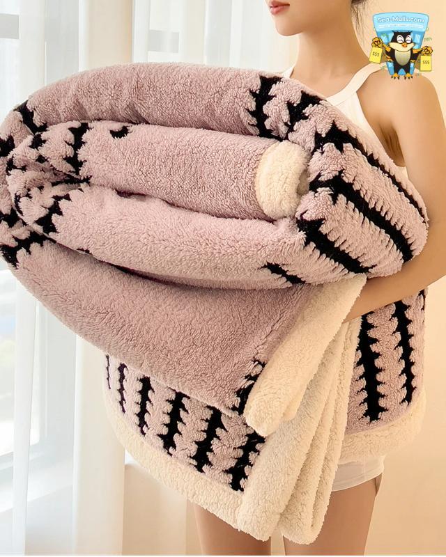 Thickened Warm Flannel Blanket Super Soft Cozy Comfort