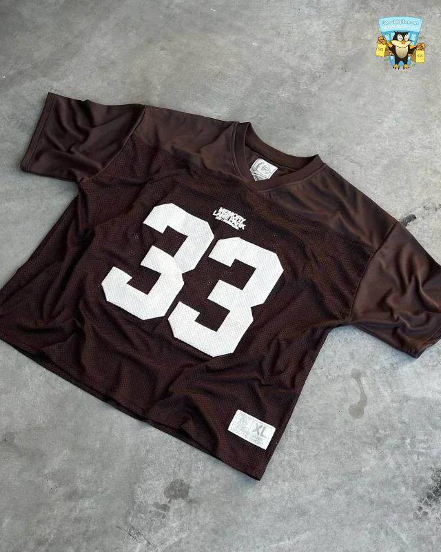 Y2K Retro Jersey Oversized Mesh T-Shirt – Unisex Streetwear Football Top