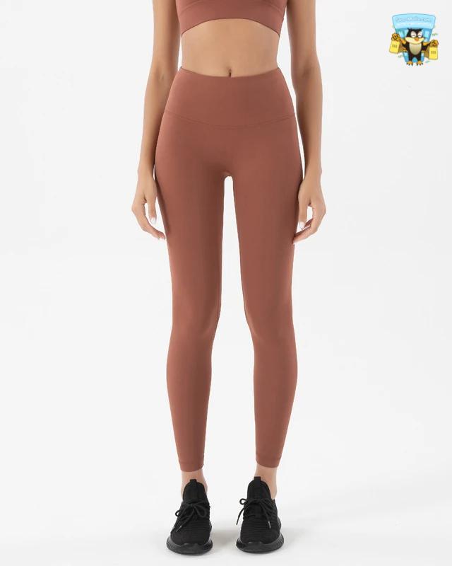 Women’s High-Waist Nylon Breathable Seamless Yoga Pants
