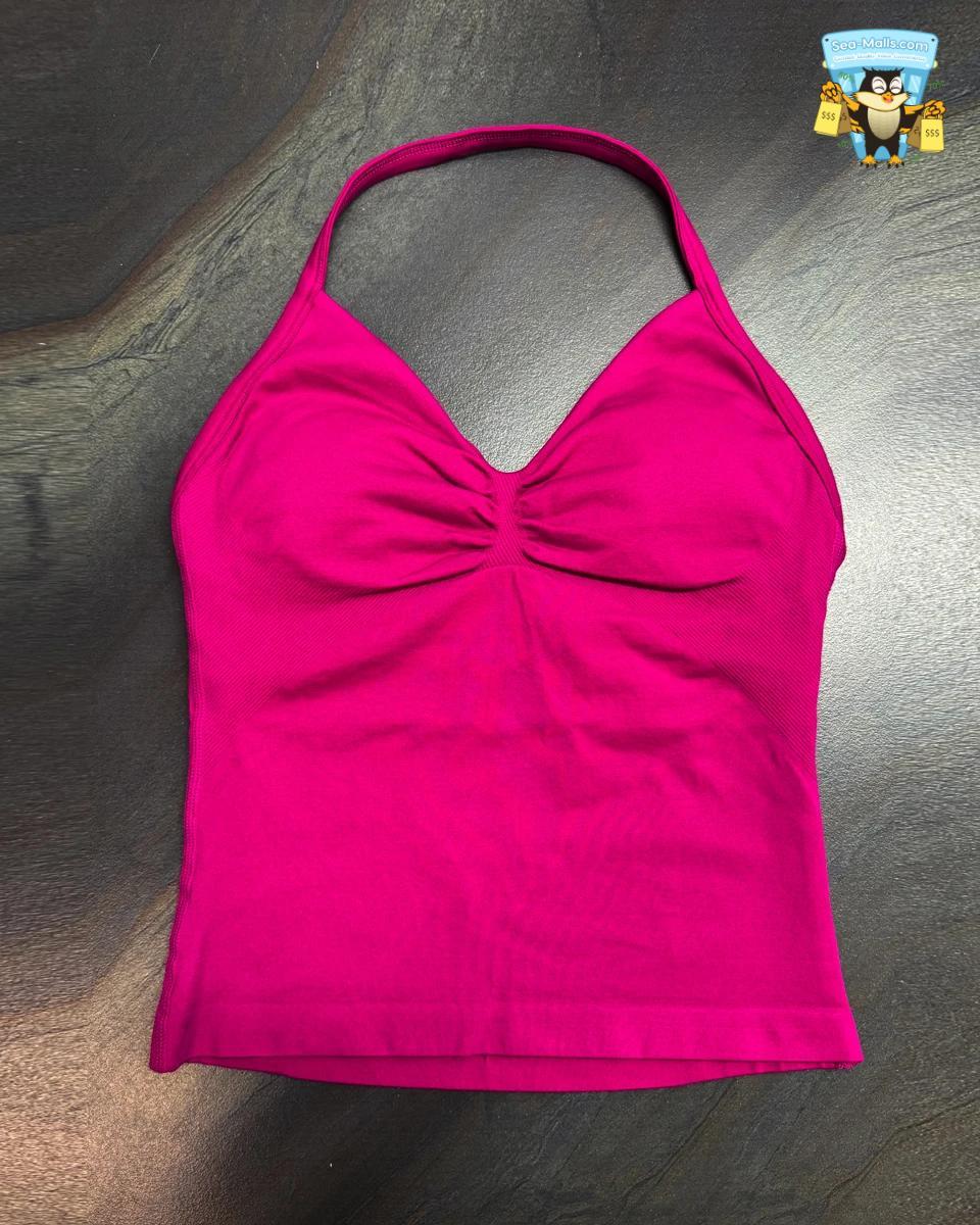 Longline Strappy Halterneck Yoga Top