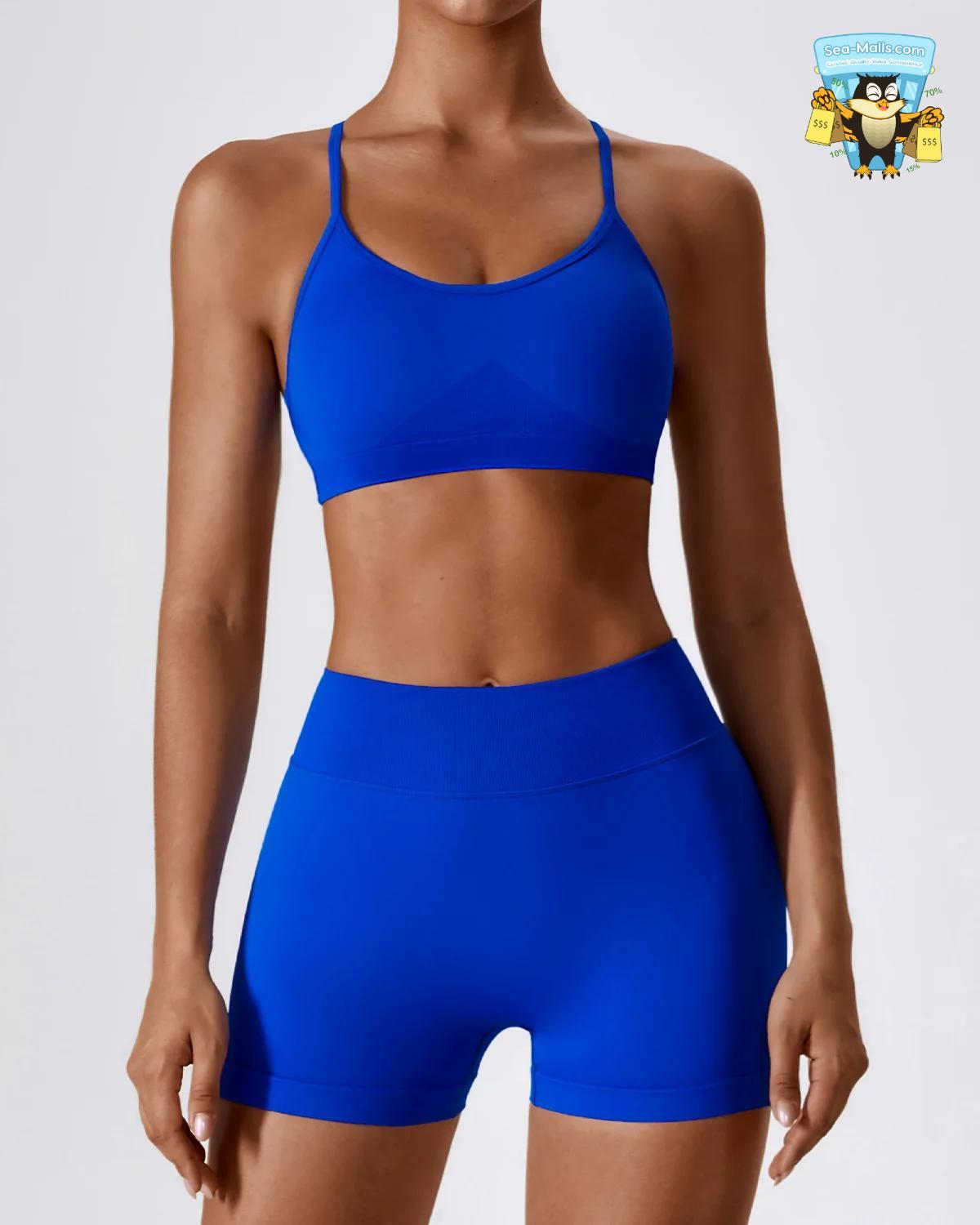 Seamless Yoga Set for Women 2/3PCS Sports Bra & Leggings Fitness Tracksuit
