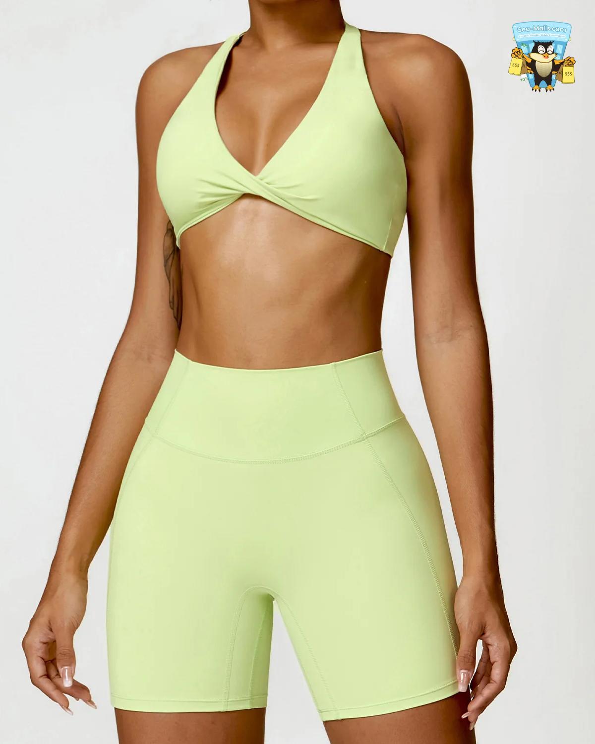Women’s Seamless Yoga Set – 2PCS Gym Outfit