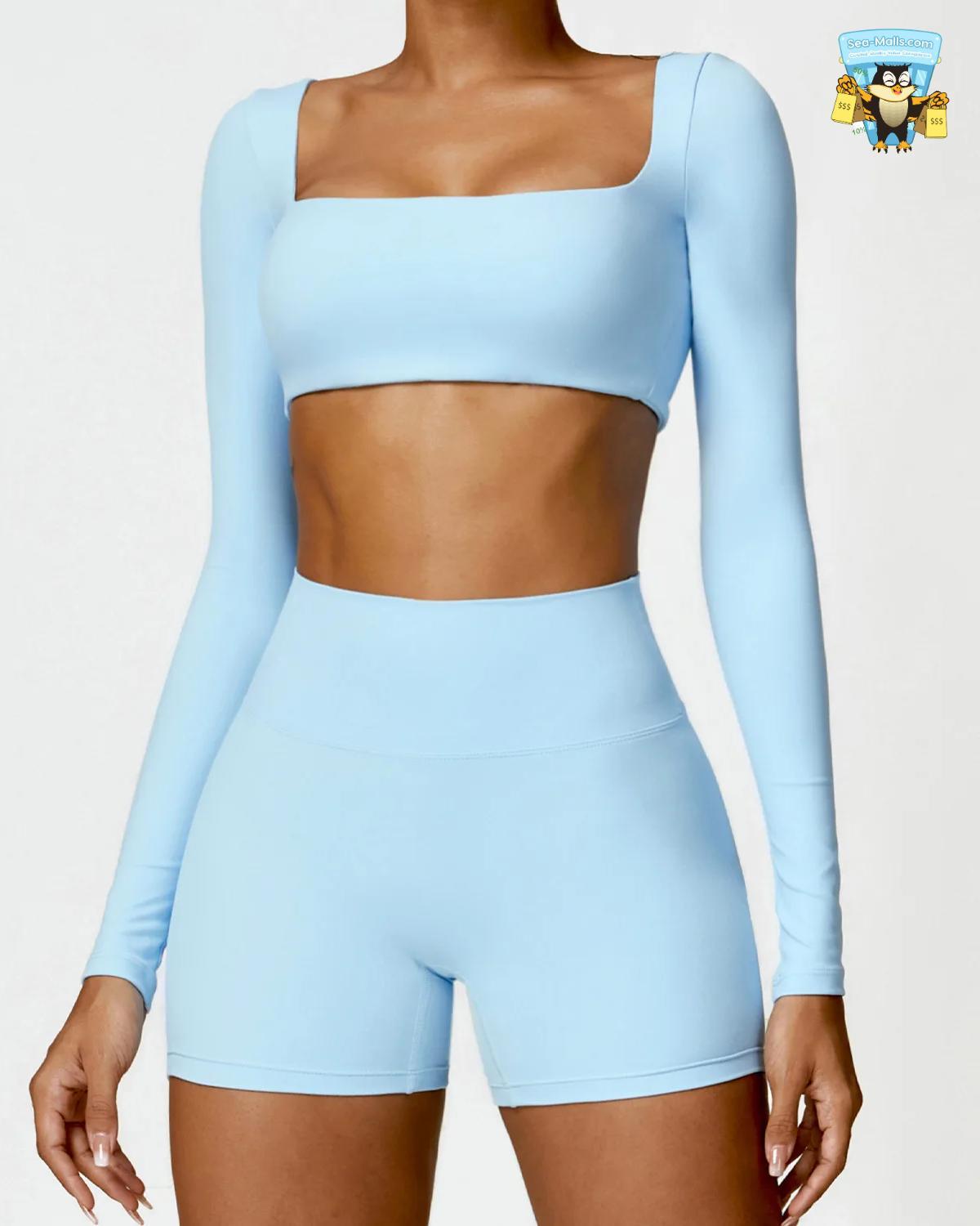 Women’s Tracksuit Yoga Set – 2PCS Sportswear