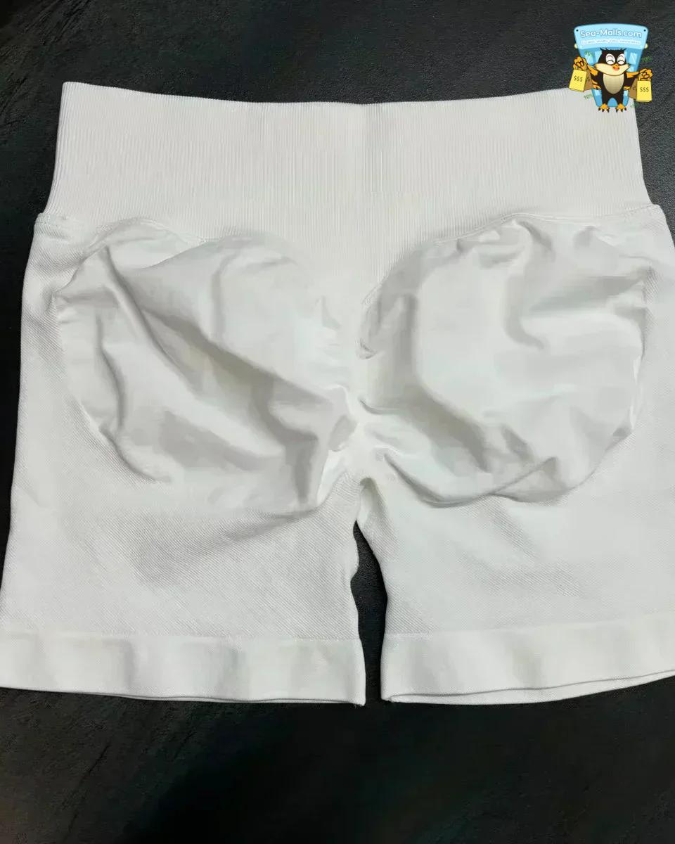 Low Waist Seamless Yoga Shorts Scrunch Bum Workout Fitness