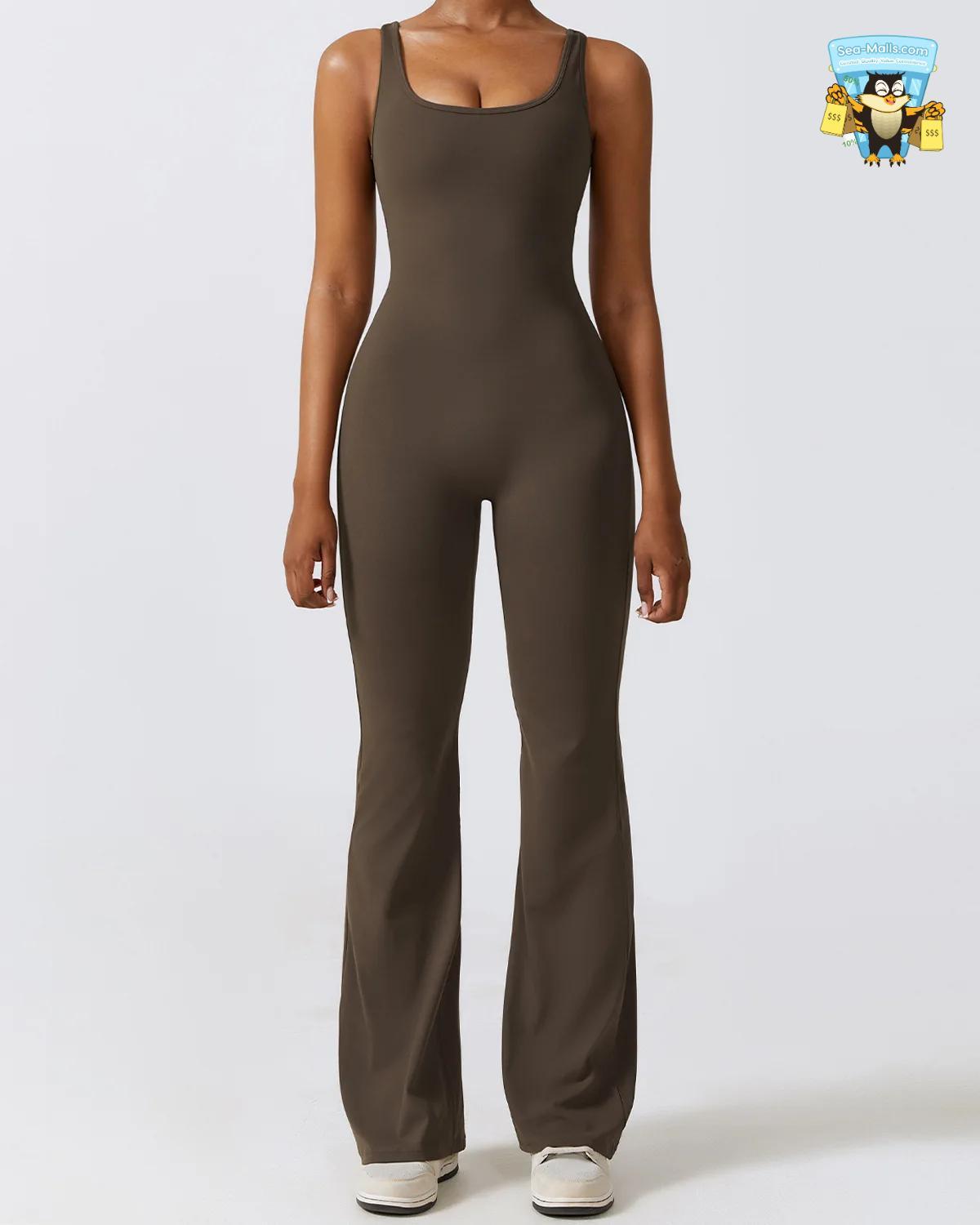 Women’s Sports Jumpsuit Push-Up Yoga & Training Bodysuit