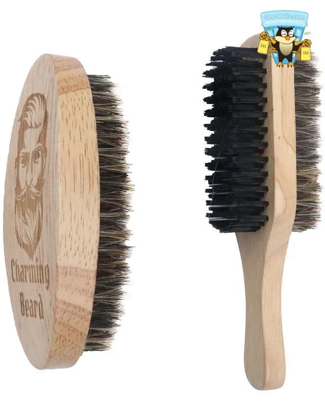 Eco-Friendly Boar Bristle Men’s Shaving Brush Portable Beard Tool